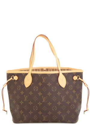 Louis Vuitton Brown Coated Canvas Neverfull PM Tote