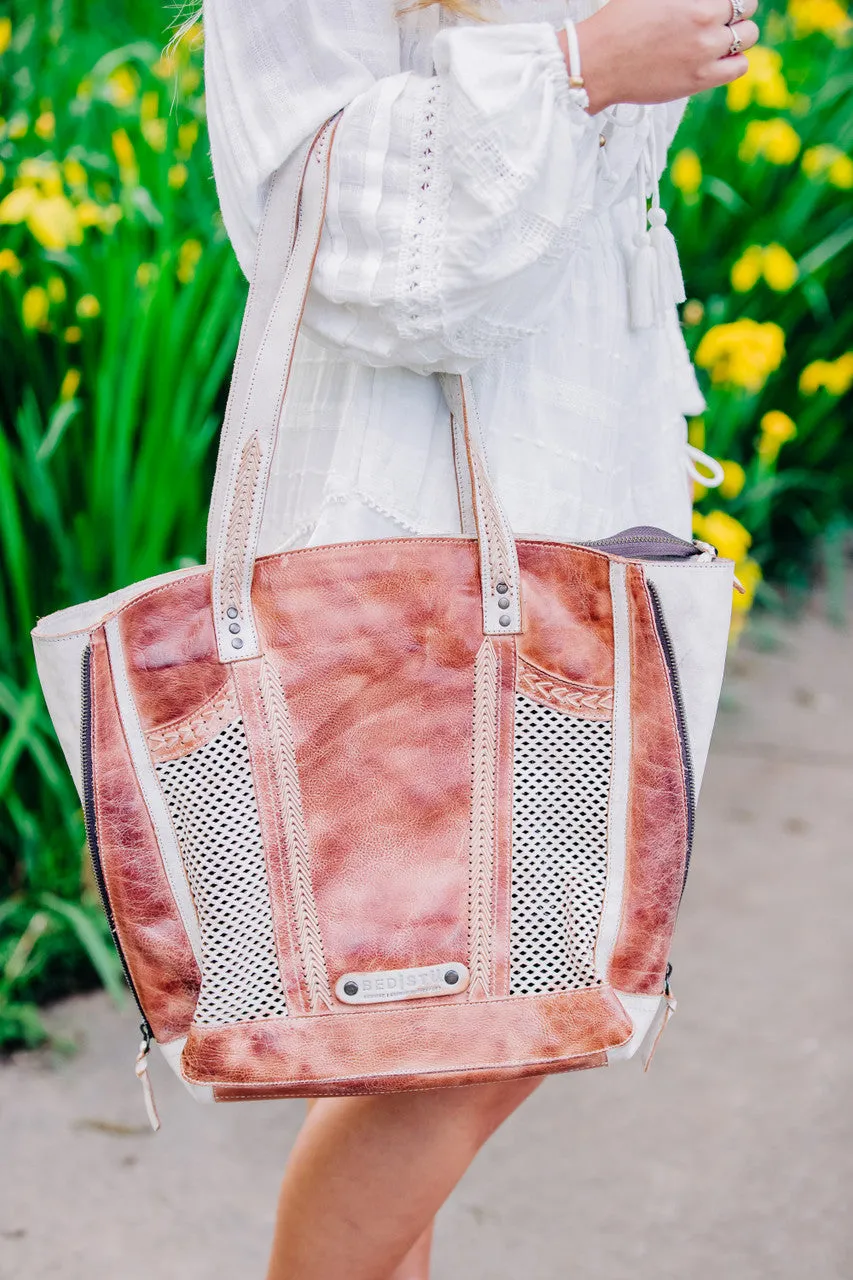 Amelie Nectar Lux Tan Rustic Handbag