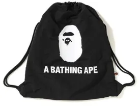 BAPE SUMMER 2018 DRAWSTRING BAG- BLACK