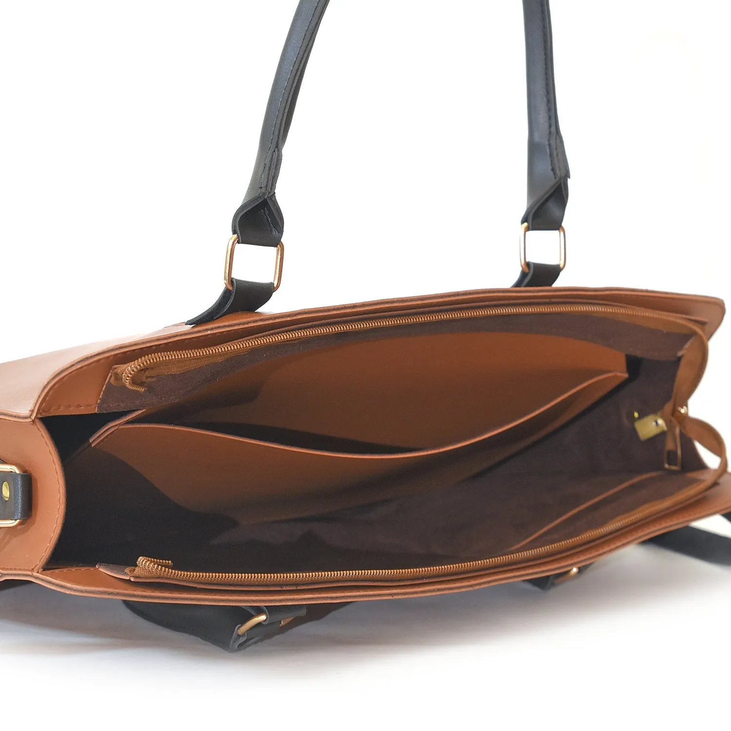 Craze brown laptop bag