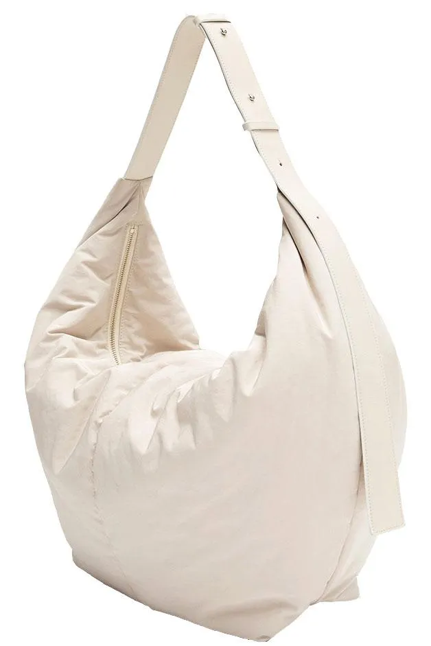 Cream Padded Shoulder Bag