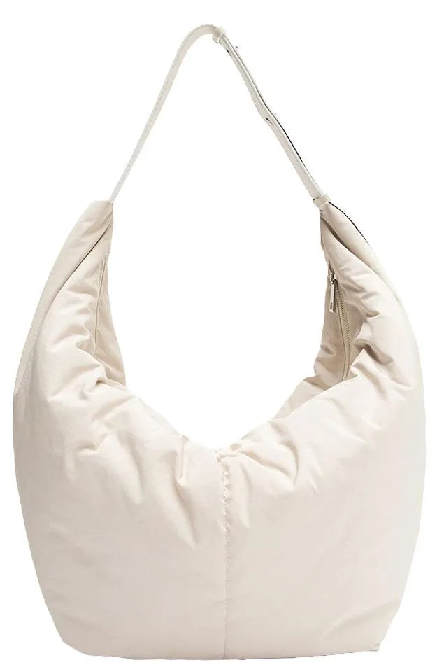 Cream Padded Shoulder Bag