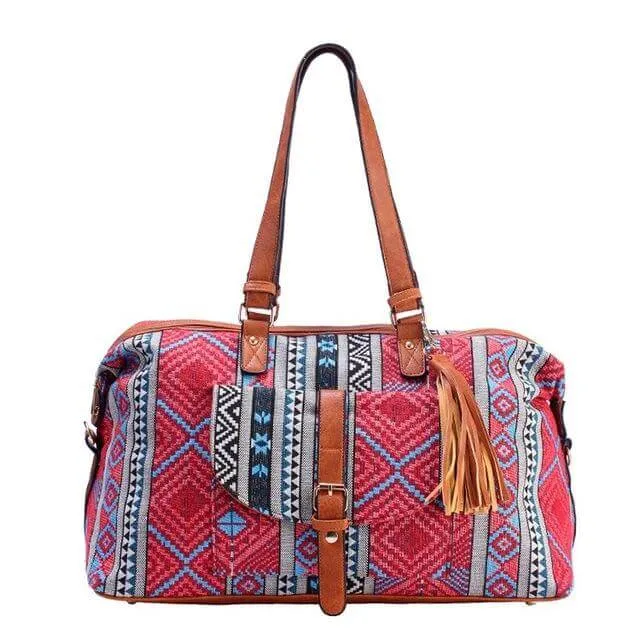 High-end Fashion Jacquard Travel Bag