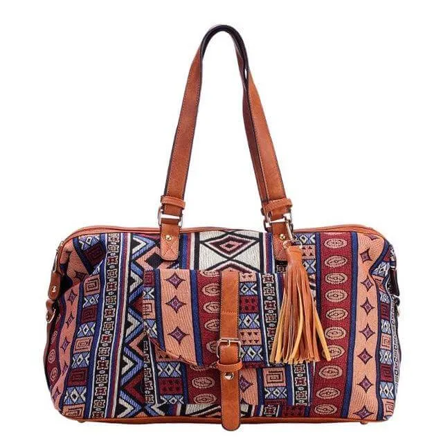 High-end Fashion Jacquard Travel Bag