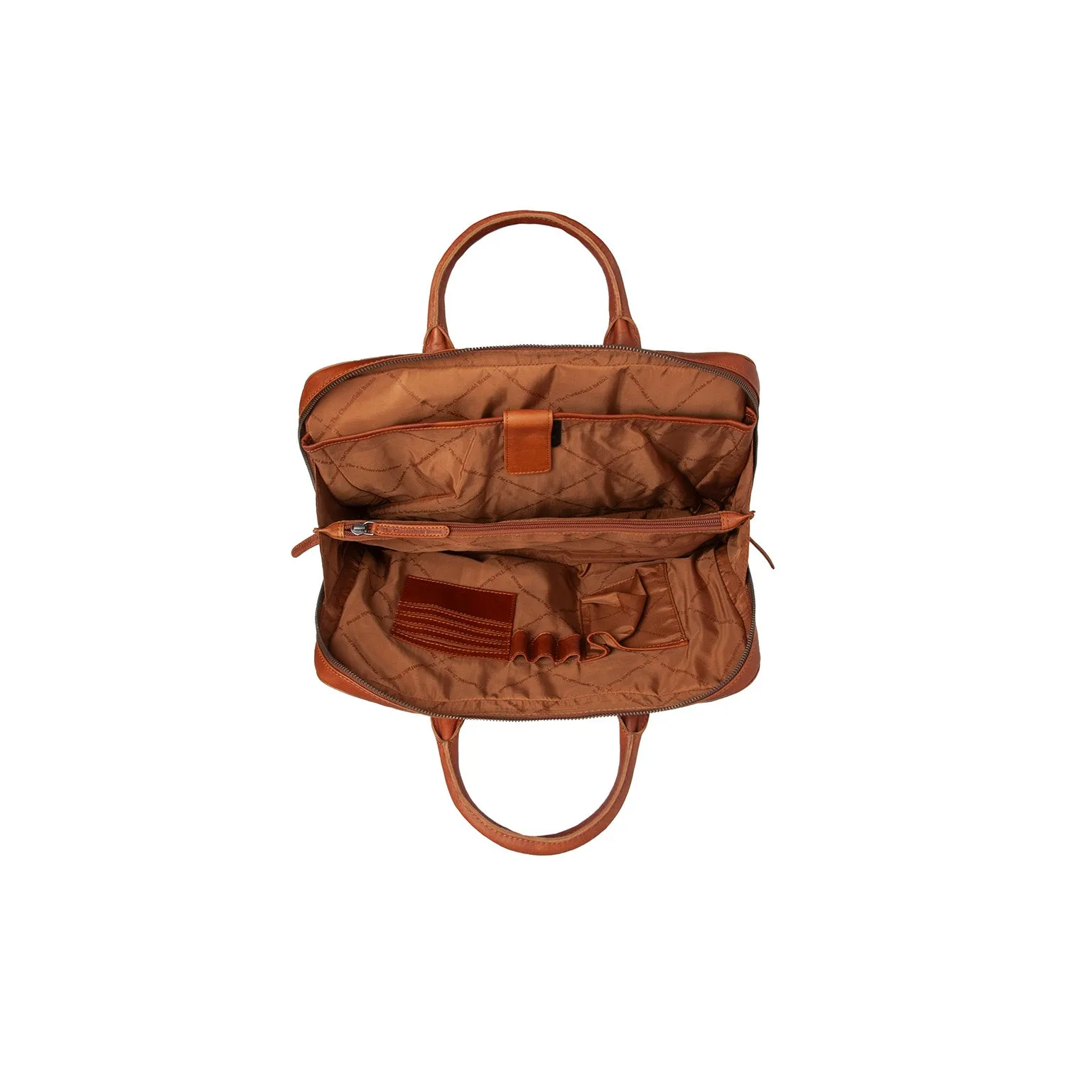 Leather Laptopbag Cognac Tilbury