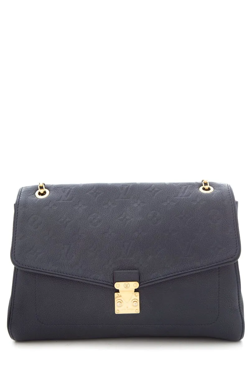 Louis Vuitton 2016 Navy Monogram Saint Germain MM Handbag