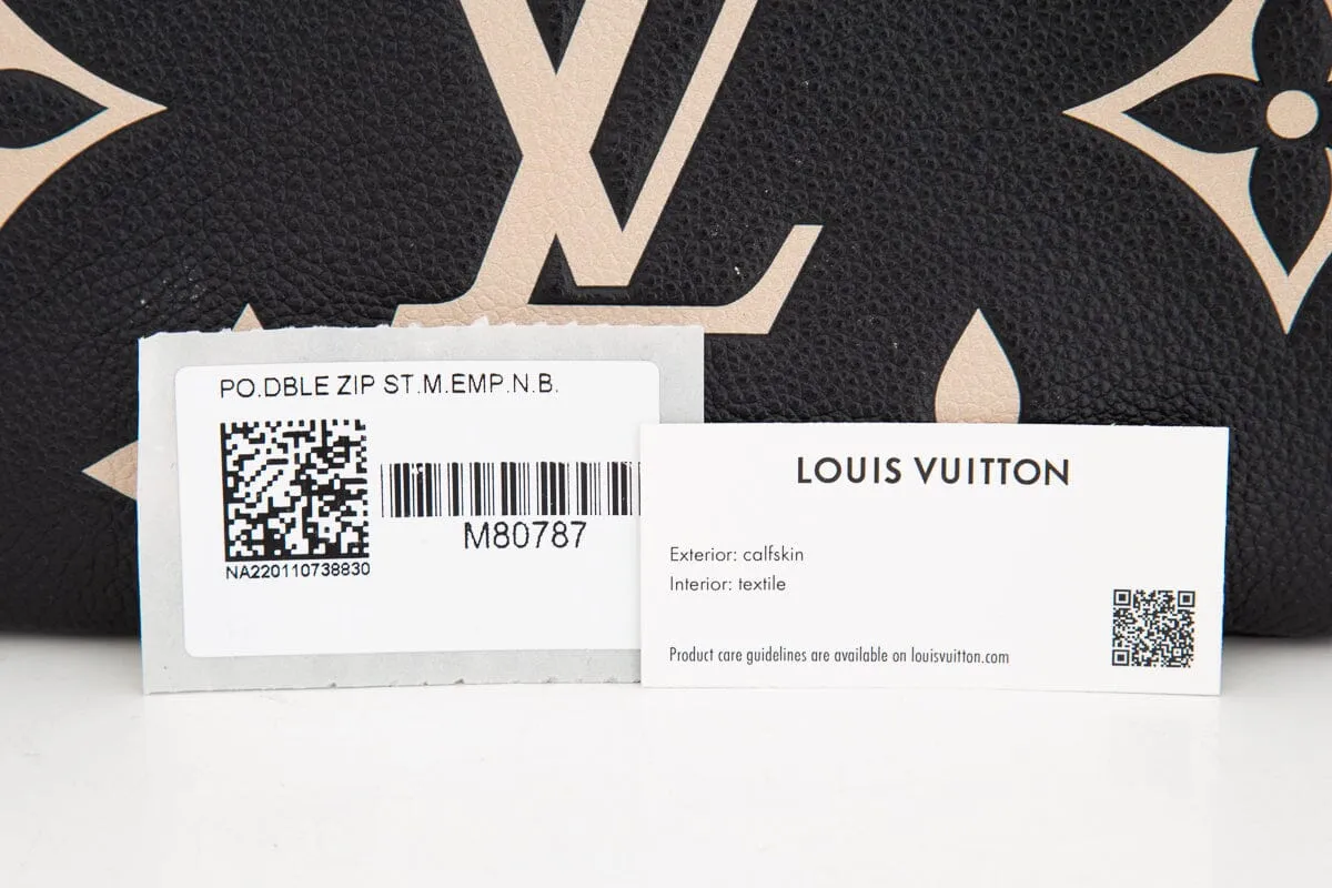 Louis Vuitton Black Bicolor Multi Pouchette Handbag