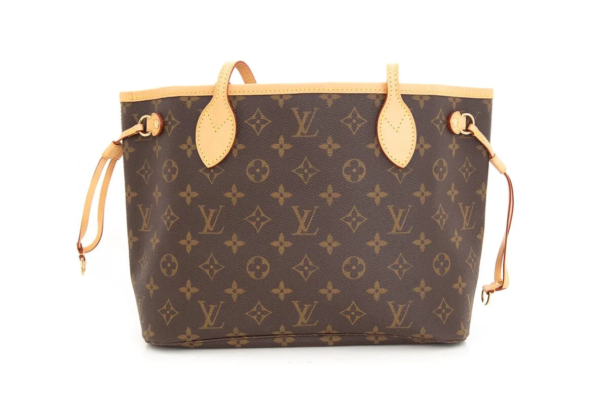 Louis Vuitton Brown Coated Canvas Neverfull PM Tote