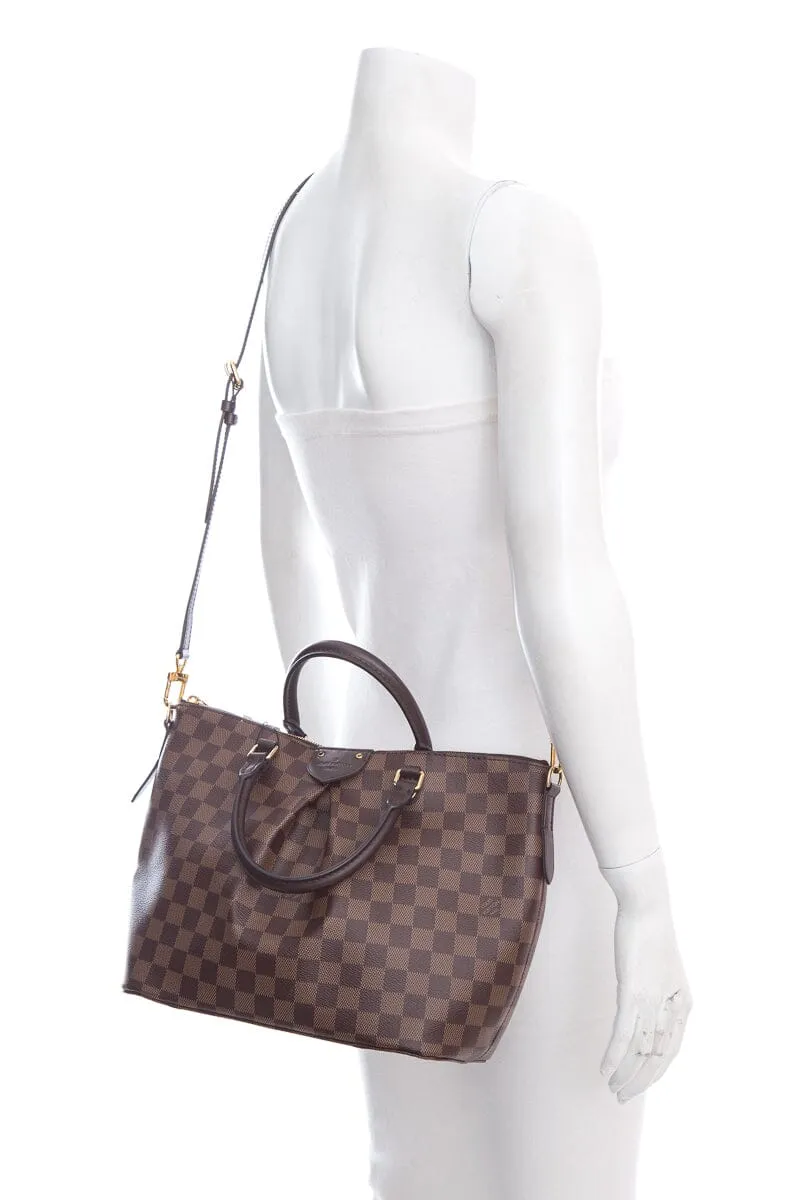 Louis Vuitton Brown Damier Ebene Siena Handbag