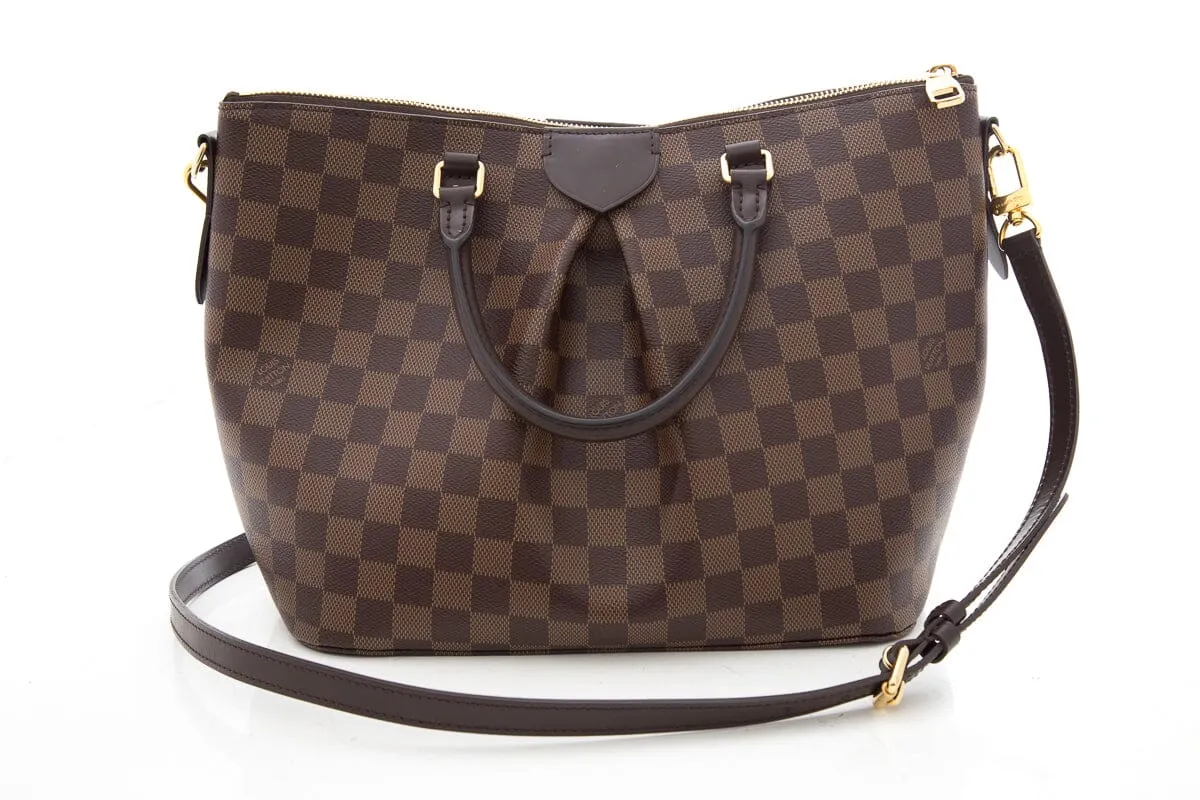 Louis Vuitton Brown Damier Ebene Siena Handbag