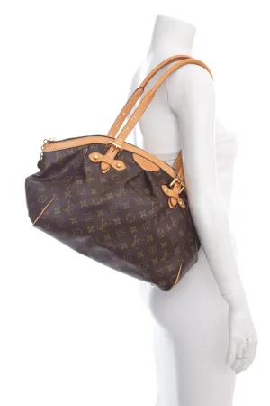 Louis Vuitton Tivoli GM Brown Mongram Canvas Leather Bag