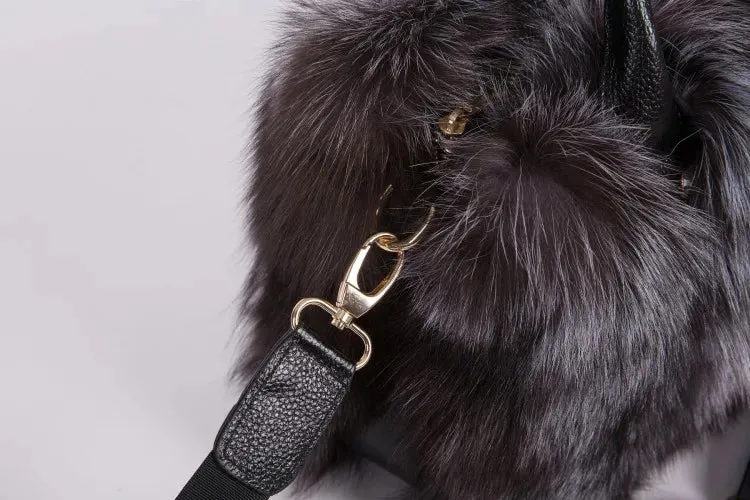 Pre Order:  Genuine Fur Leather Bag