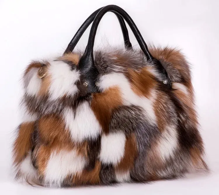 Pre Order:  Genuine Fur Leather Bag