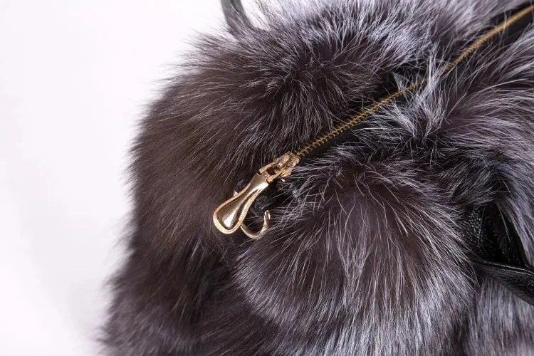 Pre Order:  Genuine Fur Leather Bag