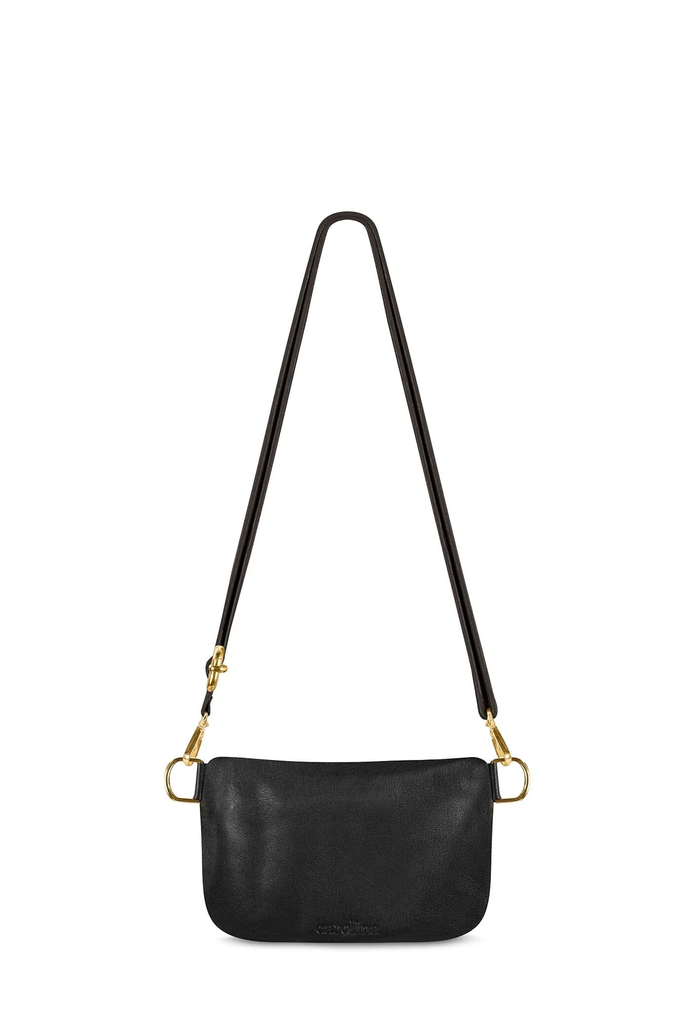 Ramona Small Leather Handbag Black