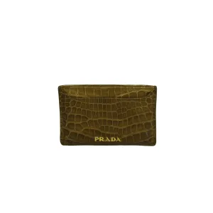 Sabbia Crocodile Card Holder