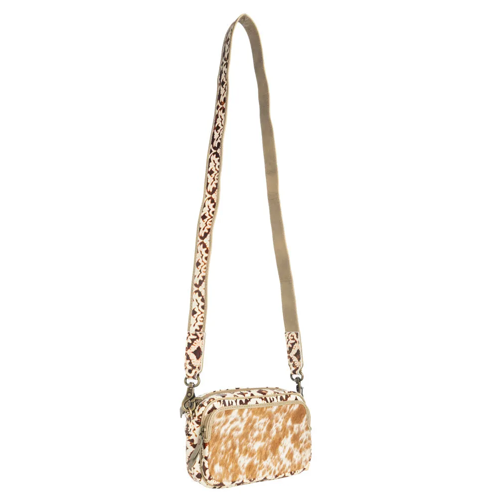 Tilla's Mine Trail Shoulder Bag in Caramel & Brown