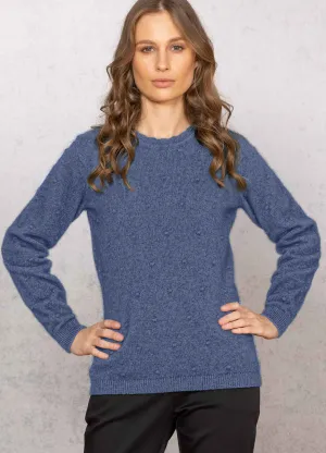 Women's Merino Possum Pin Dot Crew Sweater